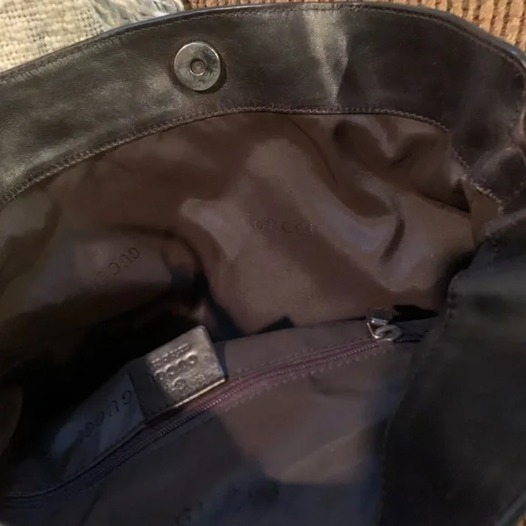 Authentic Gucci Bamboo 2way nylon shoulder bag - Picture 9 of 14